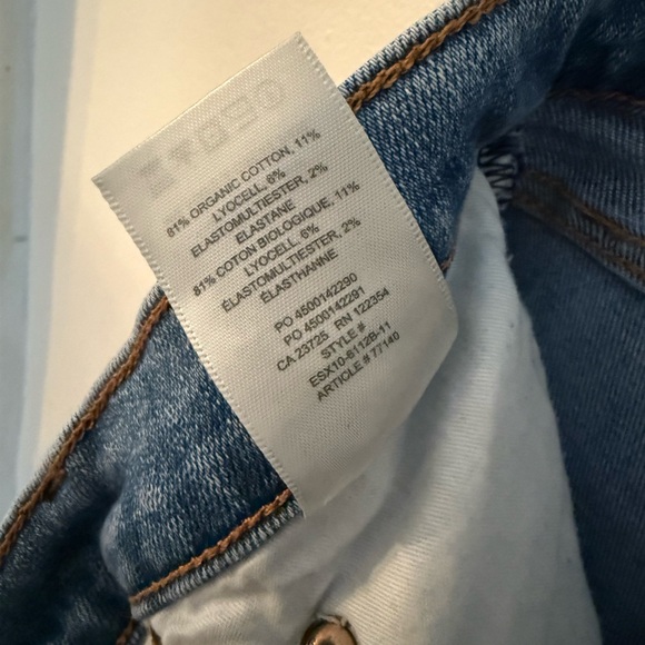 Aritzia Denim Forum The Lola High Waisted Skinny Jeans Size 28 L - Picture 11 of 12
